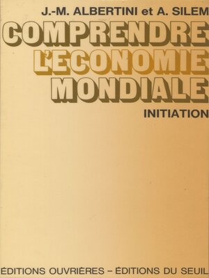 cover image of Comprendre l'économie mondiale